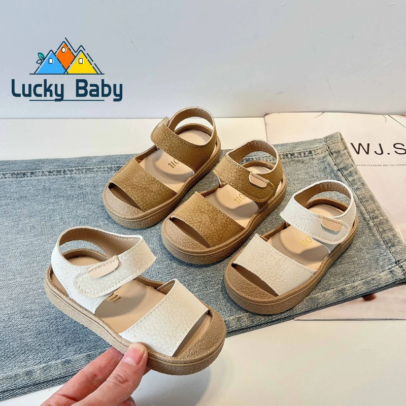 

Baby Sandals Toddler Walking Shoes Summer New Style Anti-slip Soft Bottom Beach Shoes Boys Girls Kids Slip-On Footwear