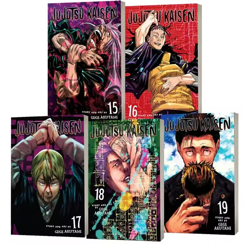 1 Book Anime Jujutsu Kaisen Japan Youth Teens Fantasy Science Mystery Suspense Manga Comic Book English Split for sale livre - Image 8