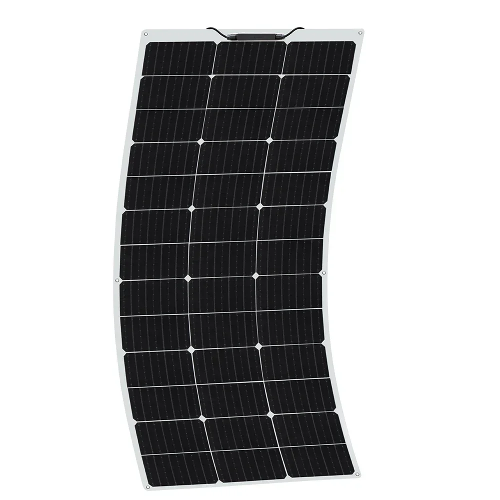 150W 21.6V Semi- Flexible Solar Panel Module Balcony Photovoltaic PV 150 WATT CELL for Home Boat Camper 12v /24V Battery Charger