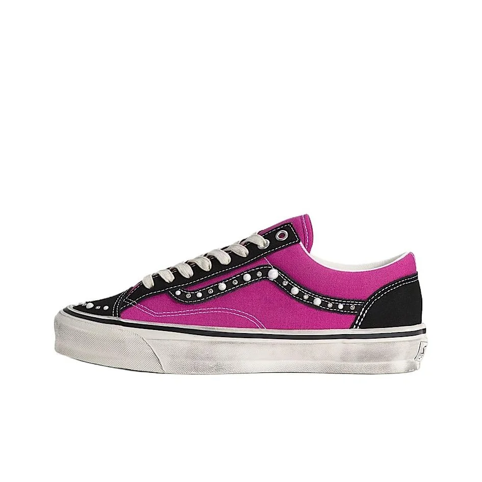 POIZON Old Skool Vans 36 Lx 'Pearlized Pack - Vermelho Fúcsia'