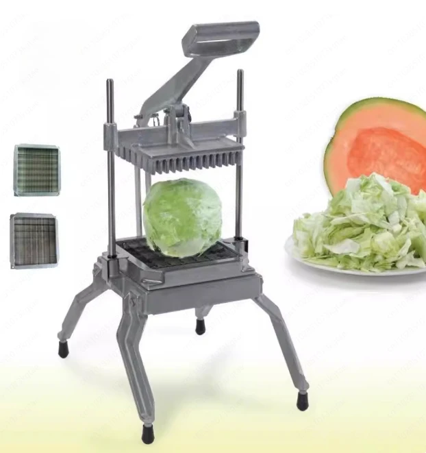 

Коммерческая ручная овощерезка, сверхмощная многолопастная резка для нарезки и нарезки кубиками капусты, машина для приготовления фаст-фуда