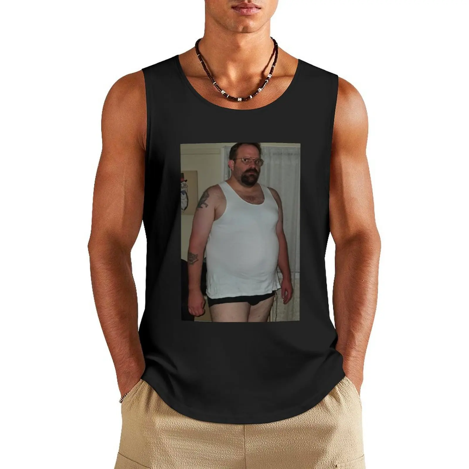 

A design for women Tank Top Men's gym clothing muscle t-shirt t-shirts man
