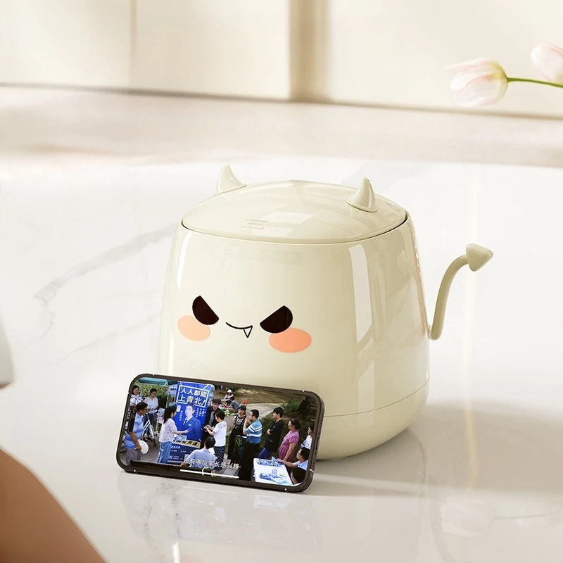 

Креативный настольный мусорный бак с героями мультфильмов, корзина для бумаги высокого внешнего вида, ведро для хранения разных вещей с пружинными крышками