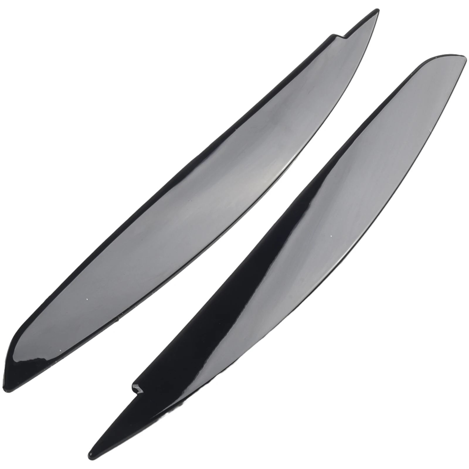 

1pcs Car Black Plastic Eyebrows Suitable For BMW 1 Series E87/E88/E81/E82 Practical Headlight Eye Lid Covers Auto Accessories
