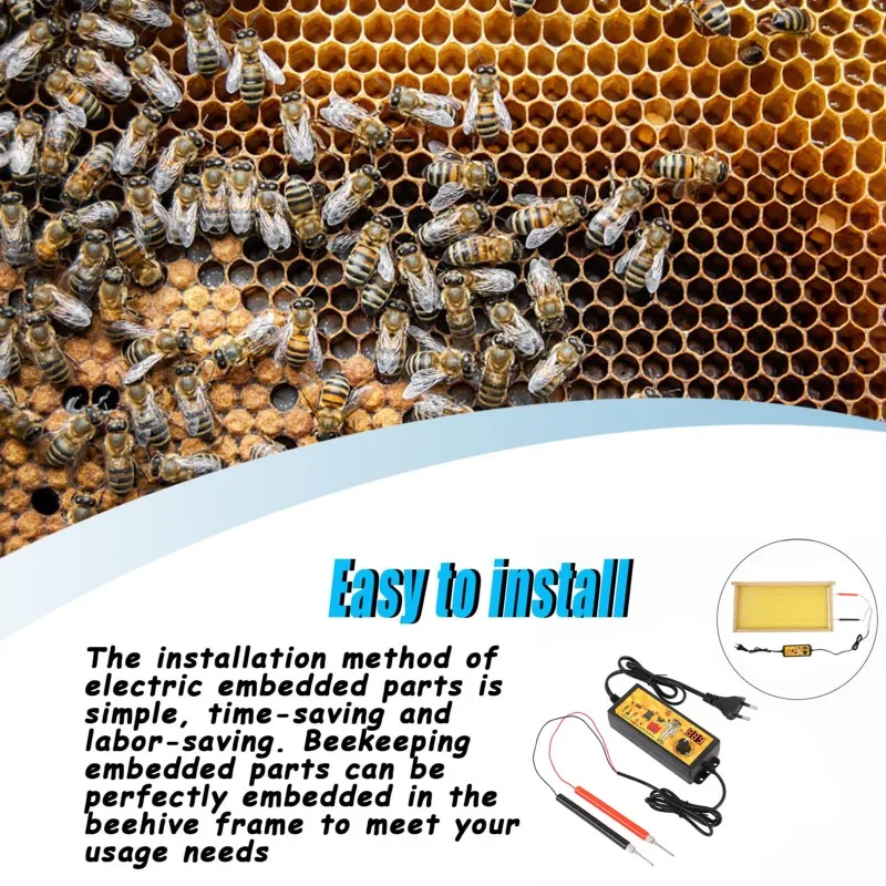 Beekeeping Tool EU Plug Electric Embedded For Wax Wire Embedder Beekeeping Supplies Beehive Frame For Wax Frames