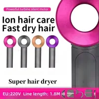 2025 Super Hair Dryer 220V Leafless Hair Dryer Personal Hair Care Styling Negative Ion Tool Schedule Negative Ion Electric Dryer