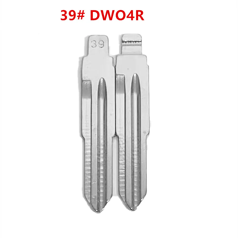 10 Pcs/Lot DWO4R Metal Blank Uncut Flip #39 KD VVDI Remote Key Blade for Buick GL8 Excelle Chevrolet LOVA SAIL for KD