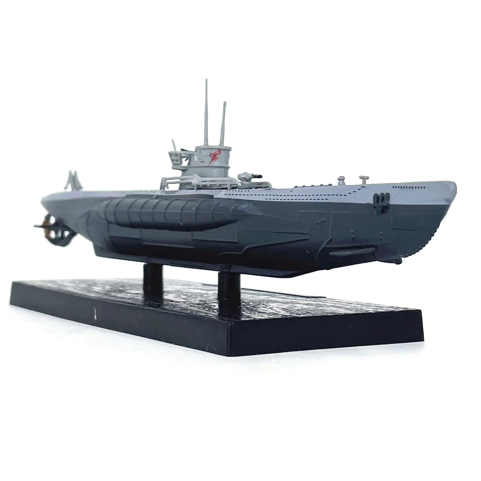 Alta calidad, escala 1/350, aleación de Metal fundido a presión, submarino alemán U552, barco en U, modelo militar con soporte, exhibición de recuerdo, regalos para niños