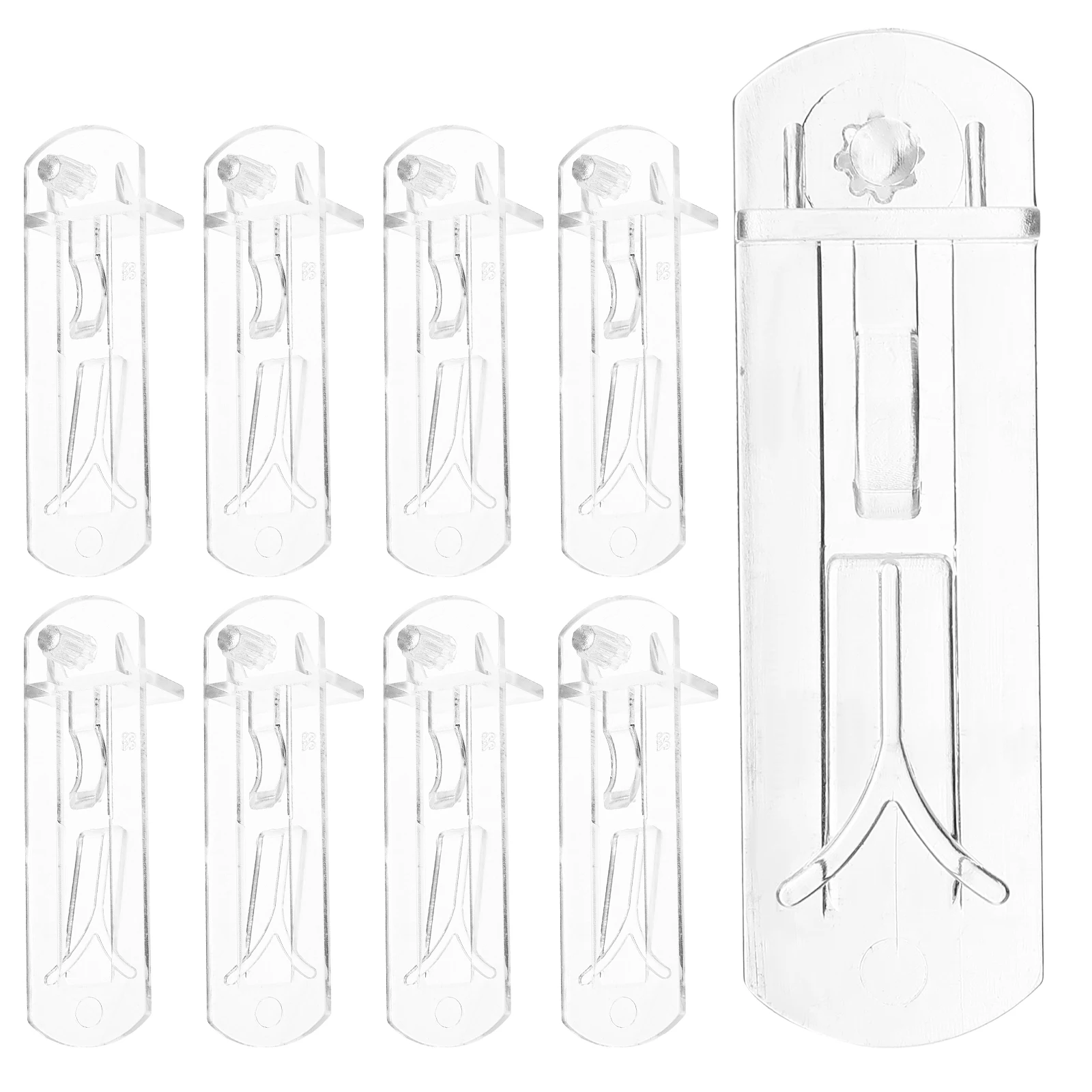 

20 Pcs Shelf Support Peg Shelf Clips Plastic Cabinet Brackets Adjustable Heavy Duty Shelving Hardware Accessories