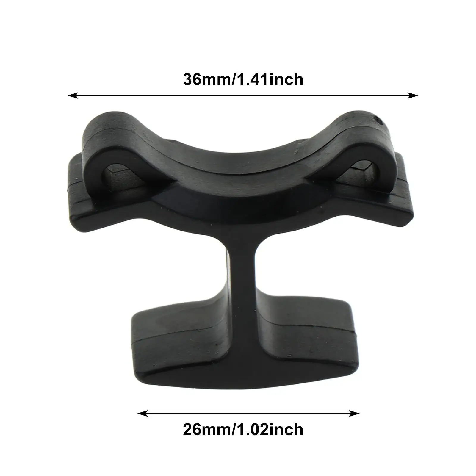 مجموعة من 5 قطع من حامل مشبك قبضة الإصبع للحكم من Perfeclan لمدرب كرة السلة وإكسسوارات مشبك الأصابع باللون الأسود