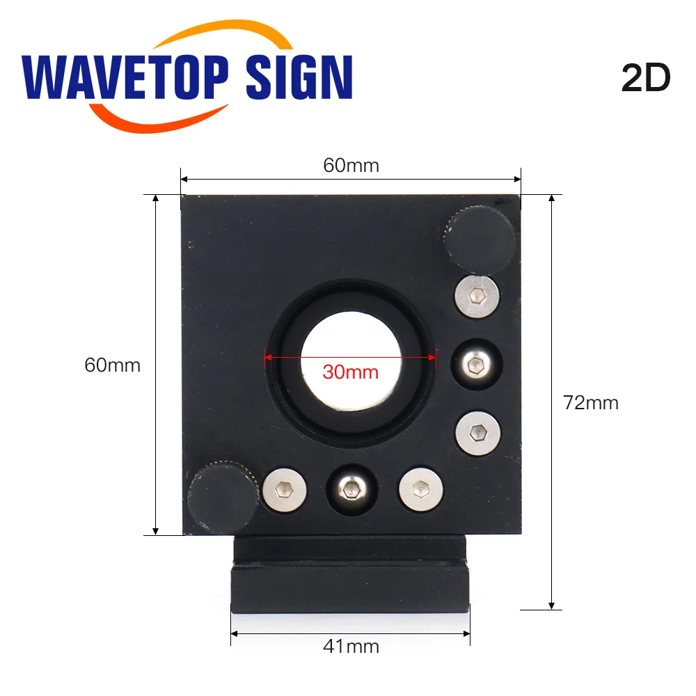 WaveTopSign Индикатор красного света 2D 4D Рамка регулировки для лазерного сварочного аппарата YAG