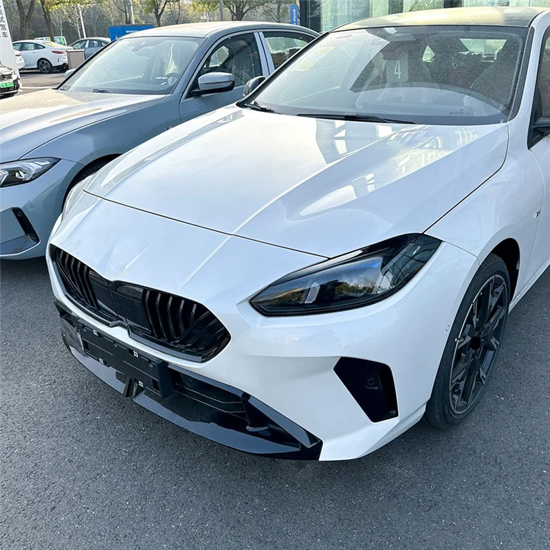 سيارة الجبهة العلوي الحاجب رئيس ضوء الجفن الحاجب لسيارات BMW 1 سلسلة F70 2 سلسلة F74 2024 + مشرق الأسود
