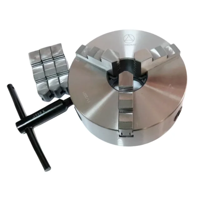 

3 Jaw Lathe Chuck Independent Lathe Chuck Solid Hard Jaws for Lathe 3D Printer Machining Center Milling Drilling