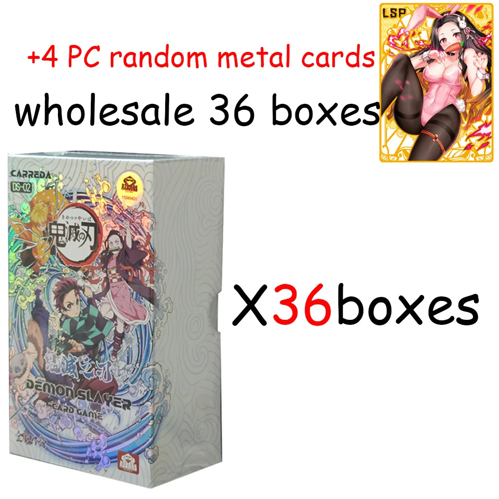 Wholesale Aikaho Demon slayer DS-02 Apocalypse Trading Card booster box Anime Hobby Collection Tanjiro cards Nezuko card