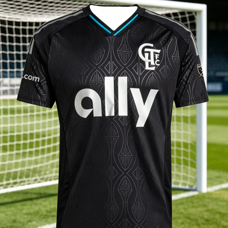 2026 New American Y2K Retro T-shirt Charlotte FC Sports Shirt Internet Celebrity Same Street Trend Top Unisex Family Kids Tees
