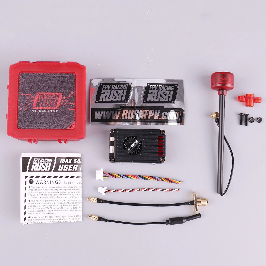 

MAX SOLO 5.8G 2.5W 2-6S LIPO FPV VTX 48CH CNC Housing Built-in Silent Cooling Fan for FPV Freestyle Long Range DIY Parts