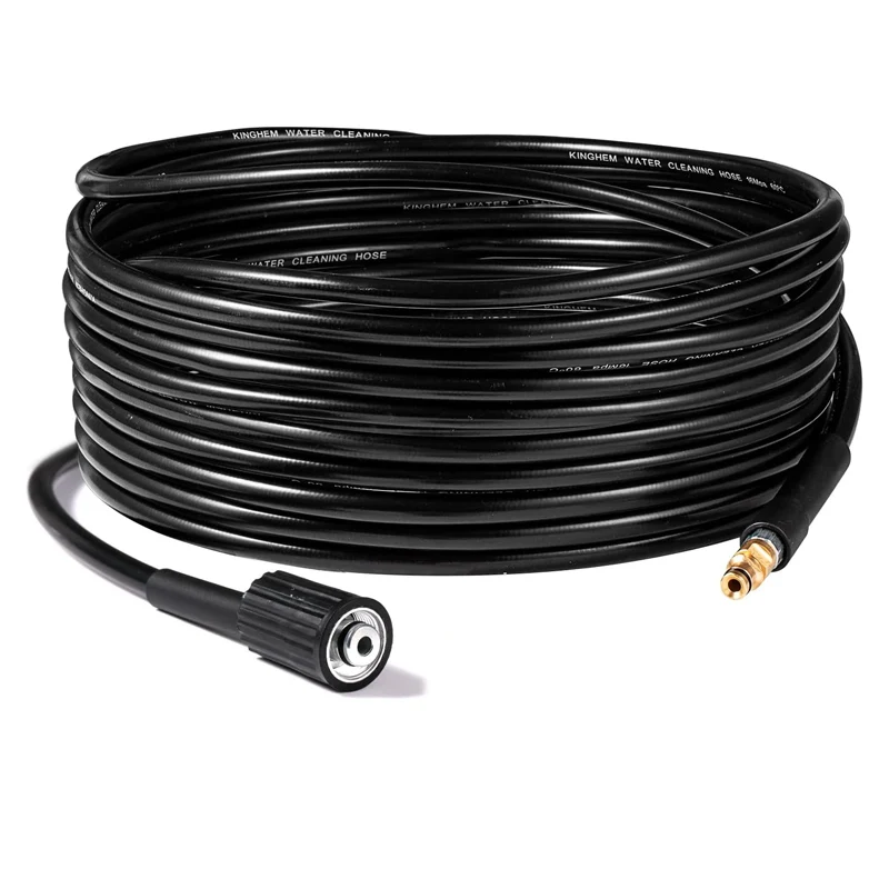 

High Pressure Washer Replacement Hose for Karcher K Series K2 K3 K4 K5 K6 K7 Click Type Plug to M22-14mm Thread for Car Cleaning