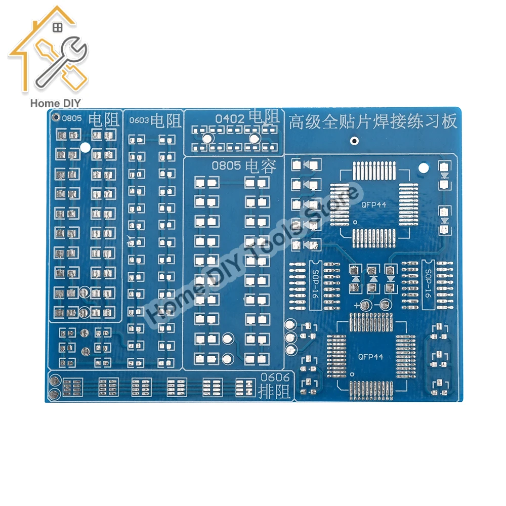 Soldering Practice Kit DIY SMD SMT Welding Practice Soldering Skill Training Board for School Learning Project