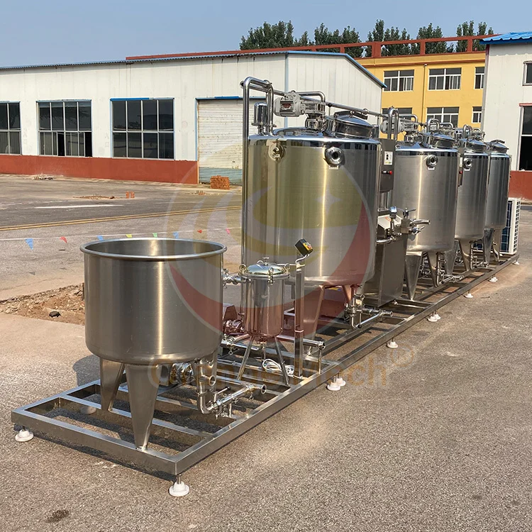 Dairy Machinery Industrial 500L Compressor Cooling Milk Pasteurizer Ice Cream Pasteurization Machine