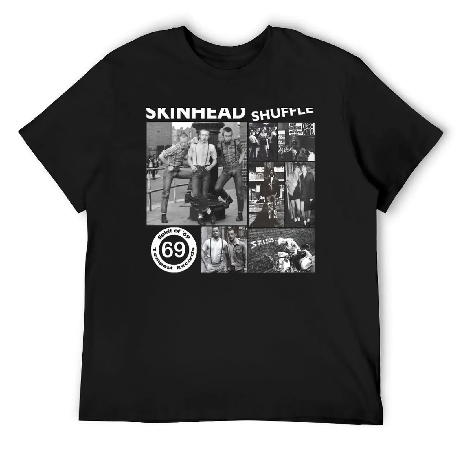 Skinhead Shuffle T-Shirt cotton graphic tees vintage anime shirt shirts graphic tees tees t shirts for men graphic