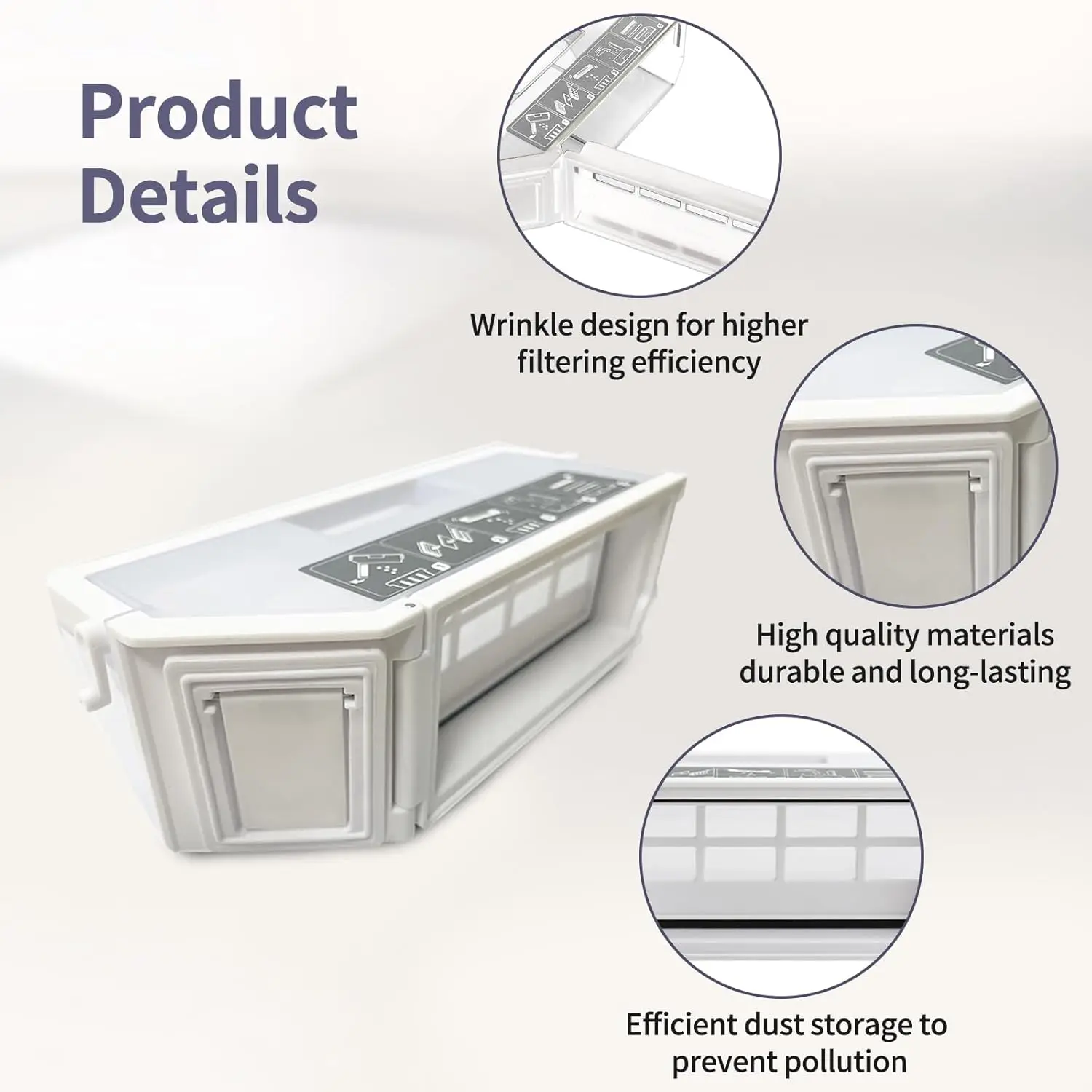 قطع غيار غطاء الفرشاة الرئيسية لصندوق الغبار لملحقات المكنسة الكهربائية الروبوتية Ecovacs Deebot T10/X1