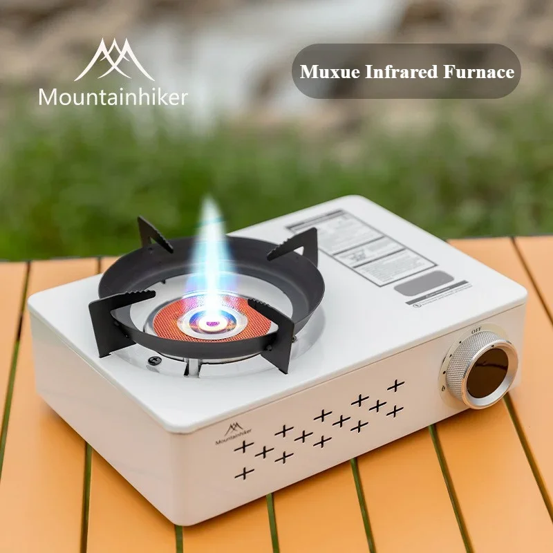 

Mountainhiker Camping Infrared Stove Outdoor Tactics Portable Furnace Windproof domestic Card Stove Burner Portable With Box