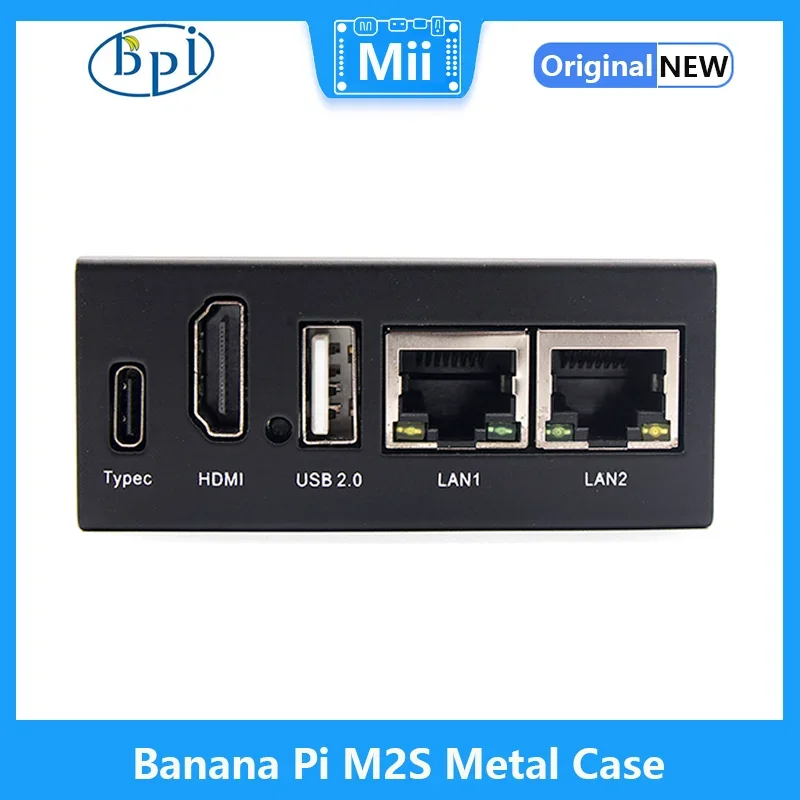 MiiBestODBanana Pi BPI-M2S Metal Case For Banana Pi Single Board Accessories