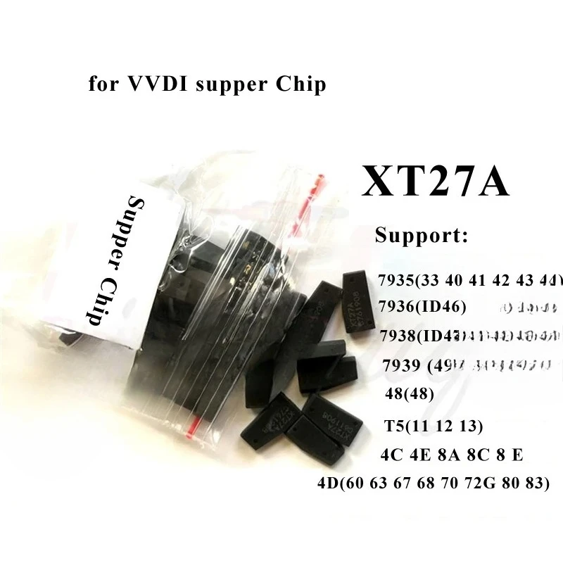 10pcs Xhorse VVDI Transponder Super Chip XT27A01 XT27A66 For ID46/40/43/4D/8C/8A/T3/47 for VVDI2 /Mini Key Tool