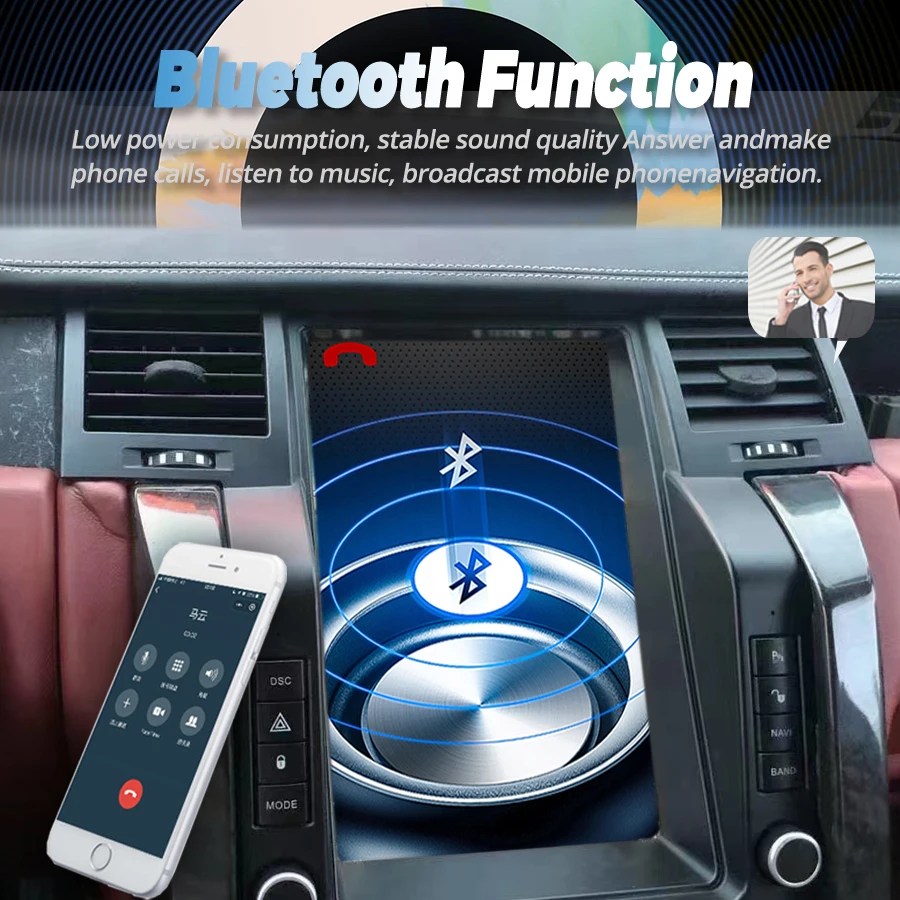 12,1 Zoll Tesla Android Qled Bildschirm Radio 2din für Land Rover Range Rover GPS Carplay Auto Multimedia Video Player Stereo