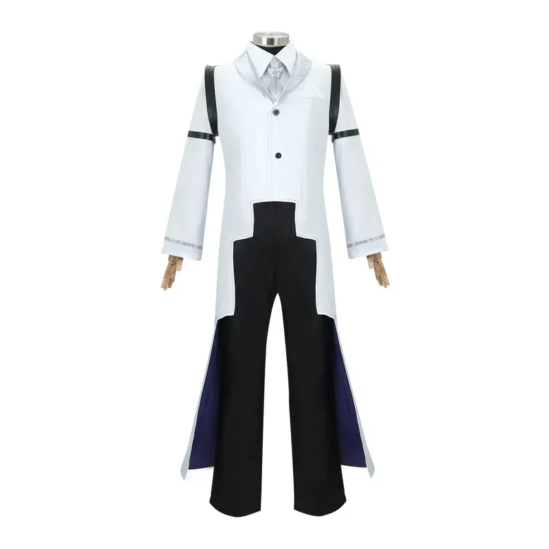 Костюм qa156Sigma, аниме BSD, 4-й плащ Sigma, униформа для косплея, парик, наряд для вечеринки на Хэллоуин для мужчин и женщин Костюм qa156Sigma, аниме BSD, 4-й плащ Sigma, униформа для косплея, парик, наряд для вечеринки на Хэллоуин для мужчин и женщин