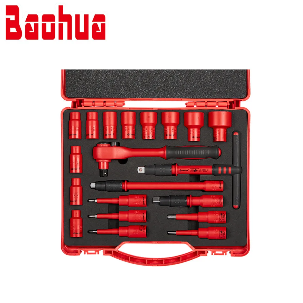 

20 Pcs 1000V 1/2 Insulation Tools Set/Maintenance Kit Tools