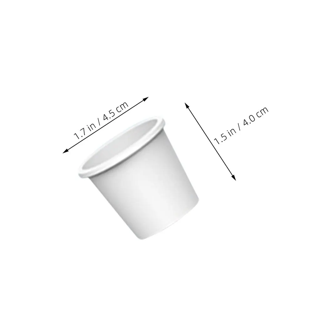 200 Stück Mini-Wasserspenderbecher, pädagogisches Rollenspiel, tragbare Mini-Pappbecher, Kinderküchenzubehör, Miniaturartikel