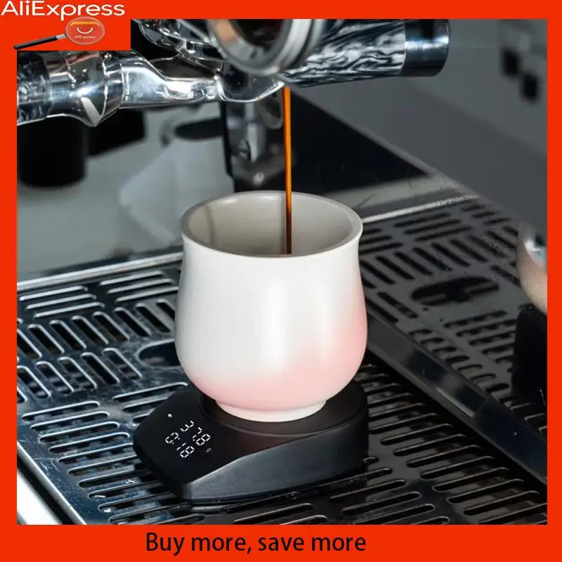 A67Z Kompakte digitale Kaffeewaage, hochpräzises Wiegen und Timing, unverzichtbar für das Café