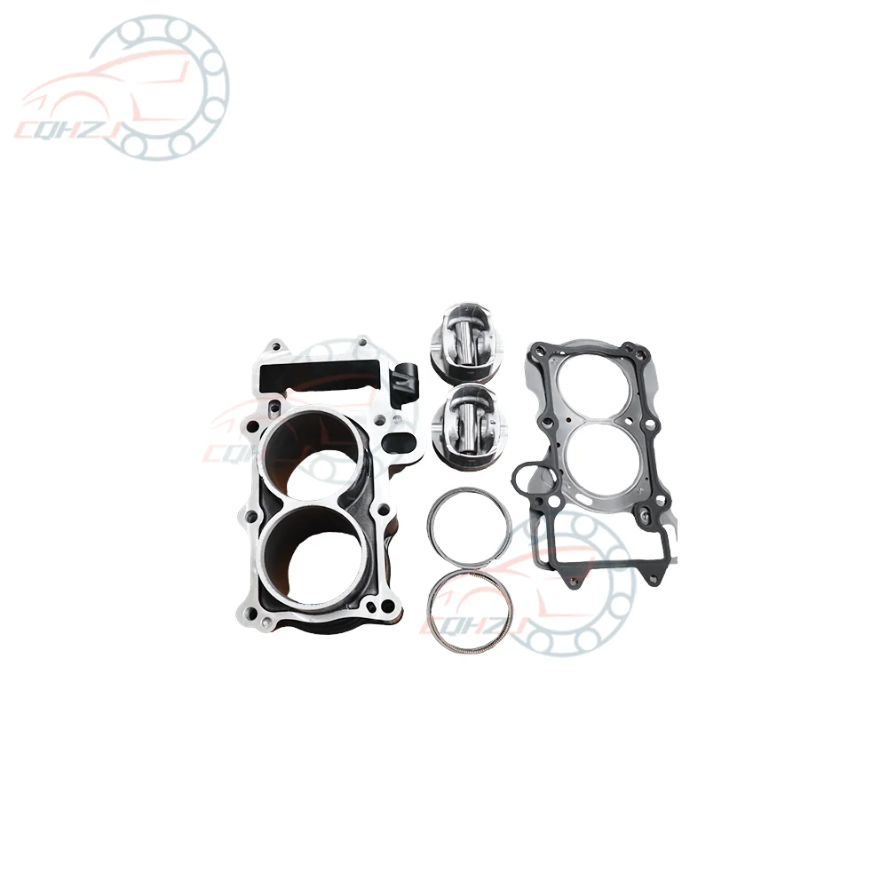 CQHZJ Motorcycle Cylinder Engine Cylinder Liner for Kawasaki 400 Piston Ring Cylinder Gasket