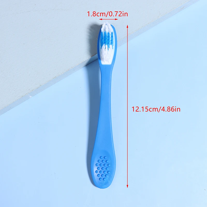 5pcs Mini Toothbrush Small Spoon Toothbrush Prison Portable Finger Toothbrush Prevent Self Harm For Prison Rehabilitation Center