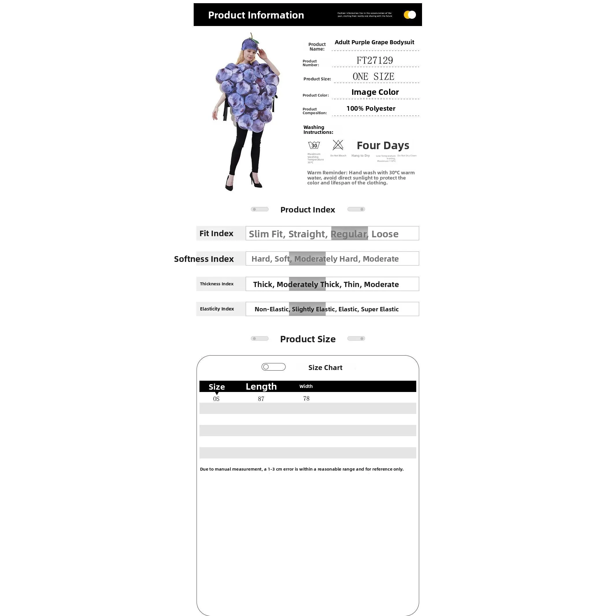 

Новый костюм для выступления на Хэллоуин, фруктовый спортивный костюм для мероприятий, национальный костюм, сценическая одежда, женская мода