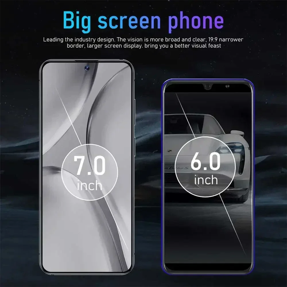 S24 Ultra smartphone 7.0 HD Screen Cell phone 16GB+1TB Cellphones Dual Sim Face Unlocked 5G Original Mobile Phones Android