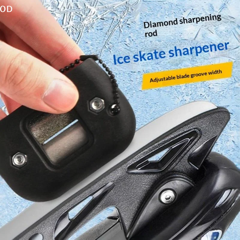 Handheld Ice Skate Blade Sharpener Grindstone Sharpening Stone For Ice Hockey Skates Figure Skating Blades