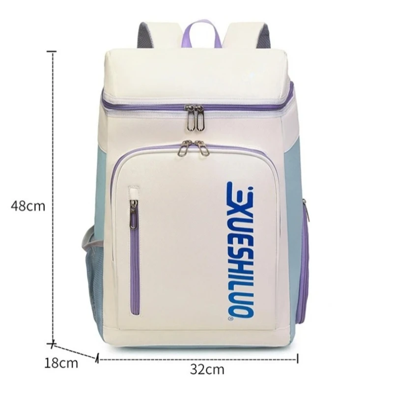 Large Capacity Outdoor Sports Backpack Tennis Badminton Racket Bag Multifunctional Travel Hiking Rucksack for Men Women