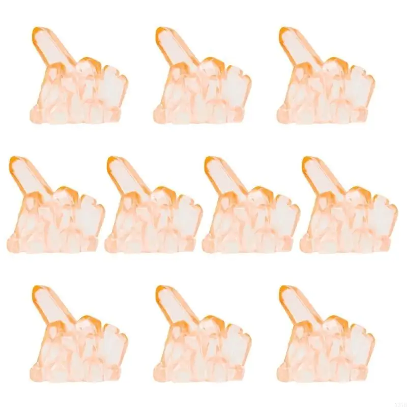 10pcs พิพิธภัณฑ์สัตว์น้ำเทียมมินิเซสเซนต์ขนาดเล็กภูมิทัศน์ภูมิทัศน์สำหรับถังปลา