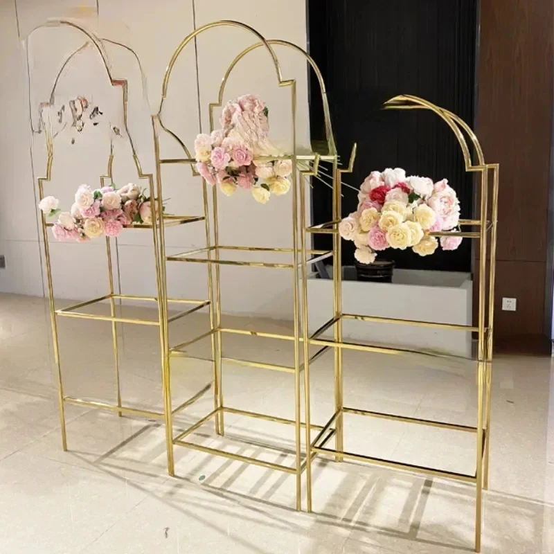 Level Splice Together Wedding Rental Busins sential Gold Shelf