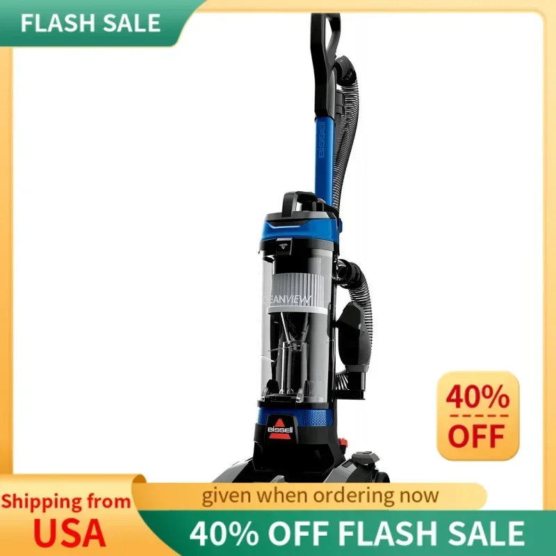 

QWABISSELLS CleanView Upright Bagless Vacuum Cleaner with Active Wand,3536,Black/Cobalt Blue