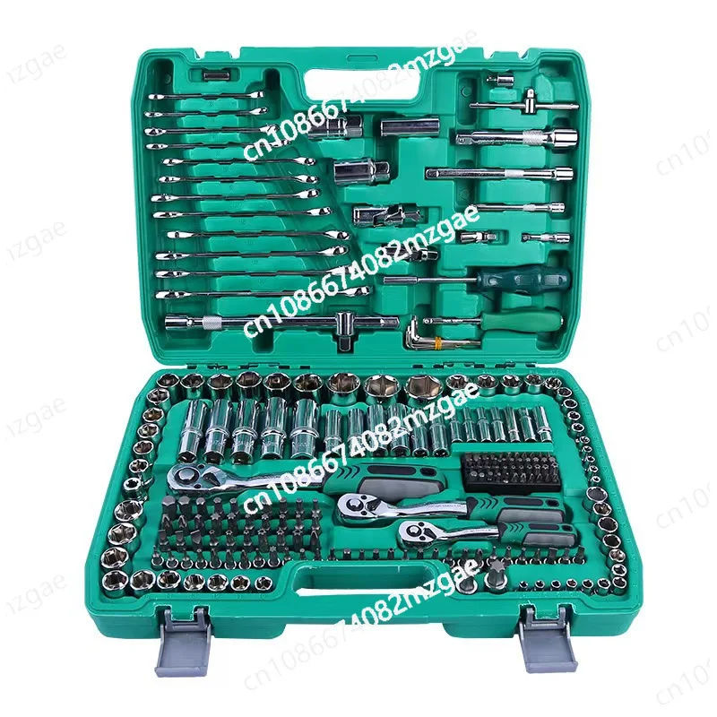 

216-Piece sleeve set 72-tooth 24-tooth auto repair and maintenance combination tool