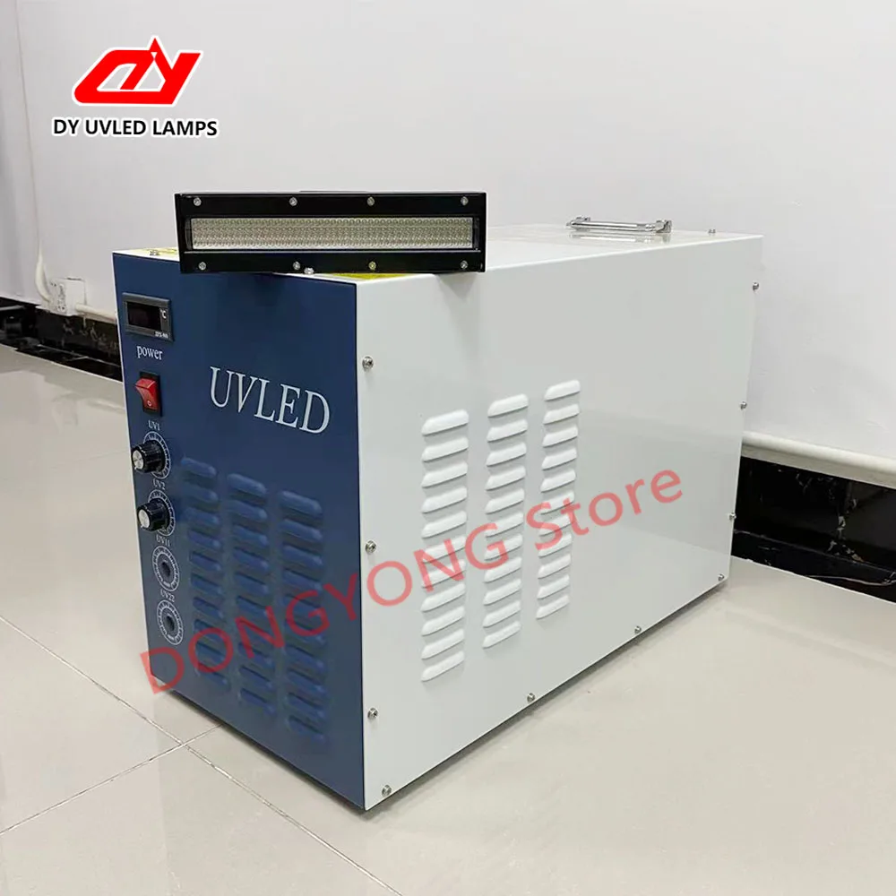 

UV LED Curing Lamp with Power Supply UV Curing Lamp for Multi-color Drip Molding Machines Ultraviolet Lamp for Screen Printing