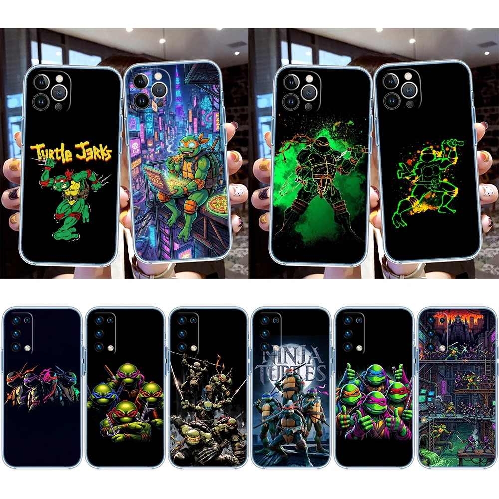 TMNT Transparent Phone Case for Samsung Galaxy A04 A04S A14 A23 A34 A54 M23 M33 M52 M53