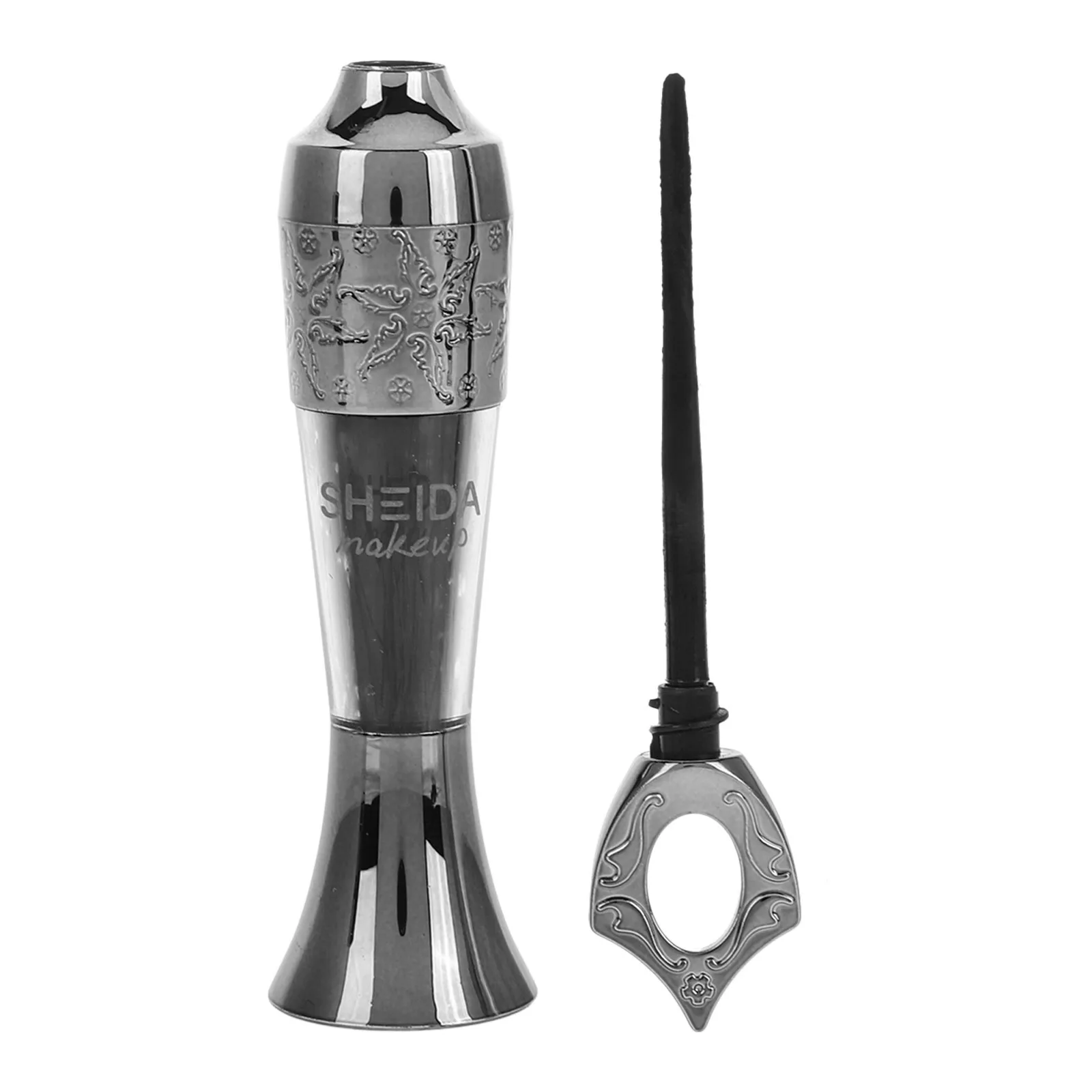 Lápiz Delineador de ojos resistente al agua, herramienta de maquillaje femenina, diseño en relieve, duradero, a prueba de manchas, punta fina, líneas precisas, delineador de ojos impermeable