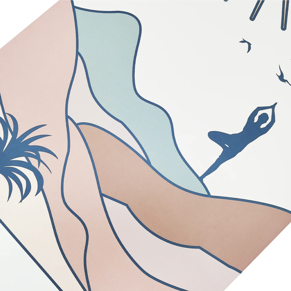 صديقة للبيئة اليوغا حصيرة أعلى جودة اضافية سميكة في الهواء الطلق اللون بو الجلود المطاط اليوغا مجموعة حصيرة مع طباعة الأشعة فوق البنفسجية 11