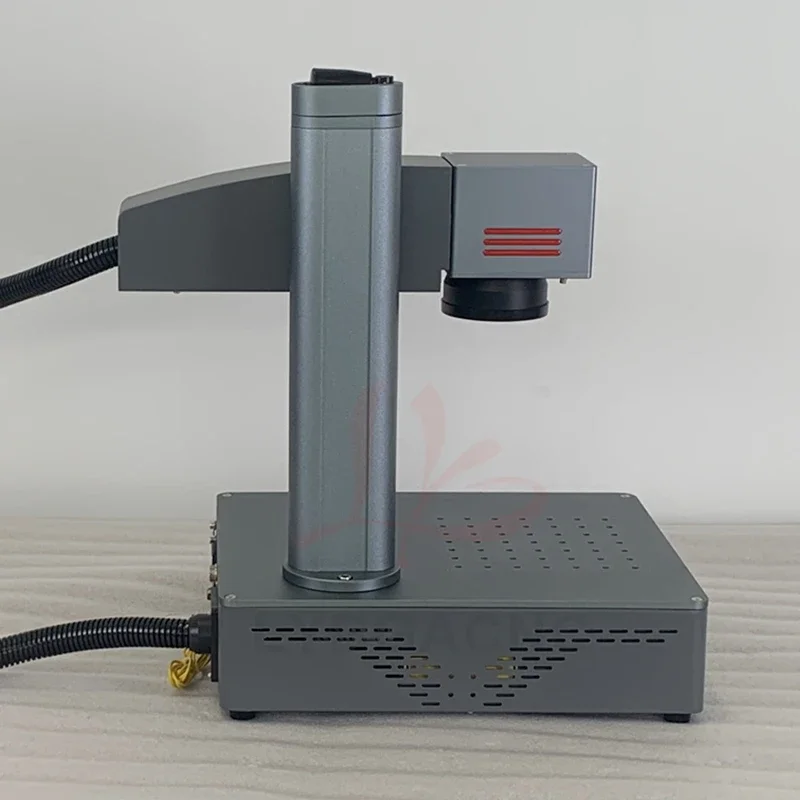 Mini Fiber Laser Marking Cutting Machine for Plastic Metal Engraving 20W 30W Max Optical Fiber Laser Engraver Gold Siver Cutter