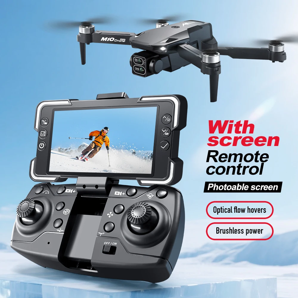 M10Mini Drone profesional HD 4K cámara 2,4G WIFI FPV Drone sin escobillas Motor plegable Quadcopter para fotografía aérea