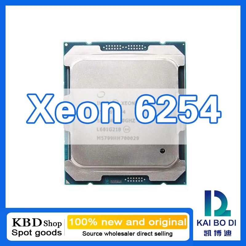 Xeon Gold 6254 CPU 18 Cores 36 Threads 3.10GHz 100% NEW and ORIGINAL CPU Central Processor Unit